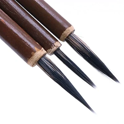 Image of CENPEK 3Pcs Chinese Calligraphy Brush Writing Kanji Sumi Drawing Watercolor