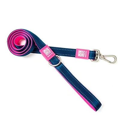 Image of Max &amp; Molly Matrix Pink And Colorful Unique Design Comfortable Secure Cushioned Neoprene Sporty Elegant Short Leashes, XS