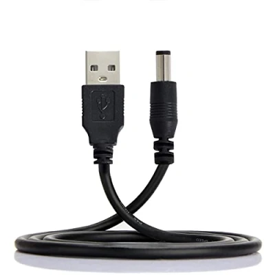 Image of cablecc USB 2.0 A Type Male to 5.5 x 2.5mm DC 5V Power Plug Barrel Connector Charge Cable 80cm
