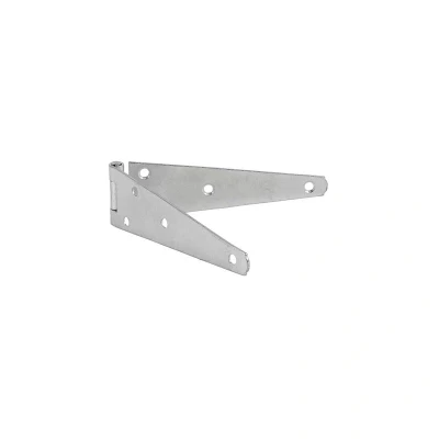 Image of Timco Pair of Medium Strap Tee Hinges Zinc (Size 8&quot; 1 Each)