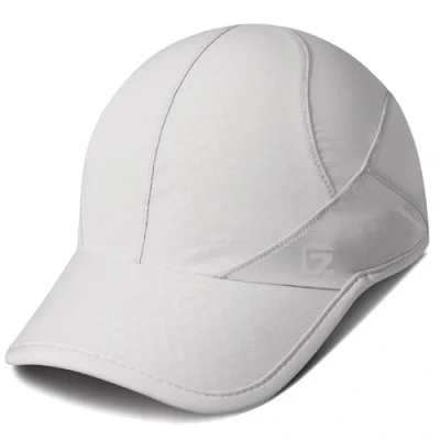 Image of Sport cap,Soft Brim Lightweight Waterproof Running Hat Breathable Baseball Cap Quick Dry Caps Cooling Portable Sun Hats for Men and Woman Performance Workouts Outdoor Activities Light Gray