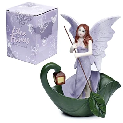Image of Puckator Lilac Fairies Whispers of the Water Fairy Home Living Room Decoration Gifts For Men Women