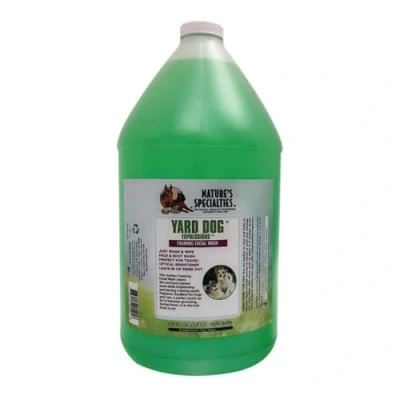 Image of Nature&#039;s Specialties Yard Dog Waterless Foam Shampoo Dry Gentle Facial Foaming Wash for Dogs Deep Cleansing &amp; Conditioning Long Lasting Scent, 3.8 Litre