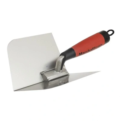 Image of Marshalltown M23RD Curved Inside Corner Trowel DuraSoft Handle 5in M/TM23RD