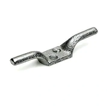 Image of Deals In DIY™ Galvanised Rope Cleat Hook 100mm 2 Pack