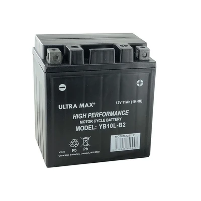 Image of Genuine UltraMax YB10L B2, 12V 11AH 140A Motorbike Motorcycle Battery