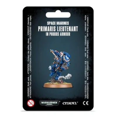 Image of Warhammer 40k Space Marine Lieutenant in Reiver Armour