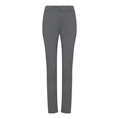 Image of AWDis So Denim SD025 Ladies Lily Slim Chinos Slate 16 Regular