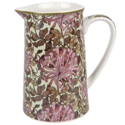 Image of Lesser &amp; Pavey British Designed Jug for Kitchen and Home Lovely Printed Milk Water Juice Other Needs Honeysuckle Office Kitchens William Morris