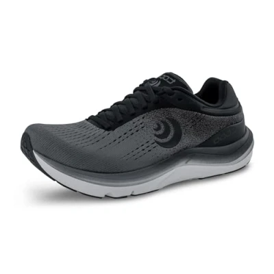 Image of Topo Athletic Men&#039;s Magnifly 5 Running Shoes Comfortable Lightweight Cushioned Durable 0MM Drop Laced Road Shoes, for Running, Charcoal/Black, 13