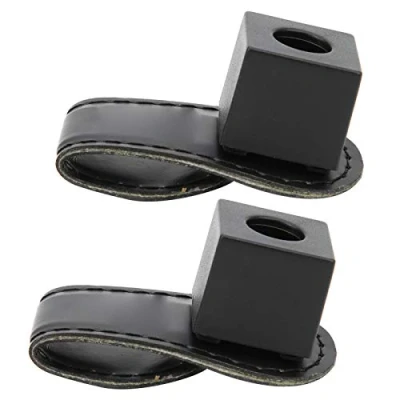 Image of 2Pcs/Set Portable Billiard Ball Pool Chalk Holder, Magnetic Snooker Belt Clip Cue Holder