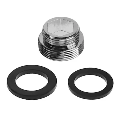 Image of Brass Faucet Adapter, 22mm Male Thread to 18mm Tap Joint Connector Water Purifier Aerator Adapter (Height 13mm)