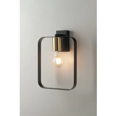 Image of Smith Wall Lamp Frame, Brushed Gold, E27