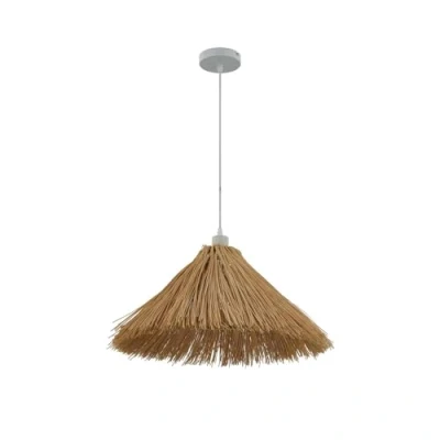 Image of Ceiling Light &#039;Borys&#039; dimmable) in Brown for e.g. Living Room &amp; Dining (1 Source, E27) from Lindby Pendant Lighting, lamp, Hanging