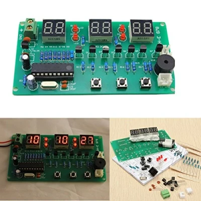 Image of BouBou 5V 12V At89C2051 Multifunction Six Digital Led Diy Electronic Clock Kit