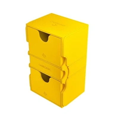 Image of Gamegenic, Stronghold 200+ XL Convertible, Trading Card Storage Box, Yellow