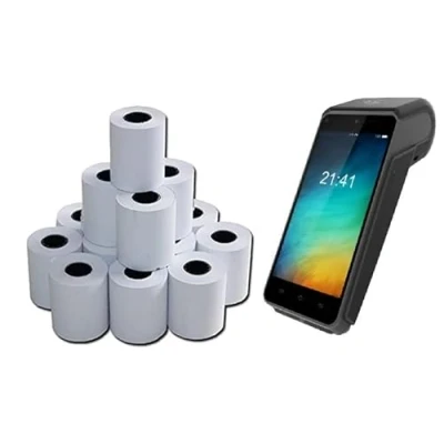 Image of 20 x Premium Thermal Paper Till Receipt Rolls, 57 40mm, for PDQ Credit Card Machine, POS, EPOS, Machines, Barclaycard, Verifone, Ingenico, Sagem, Spire, Pax, Worldpay