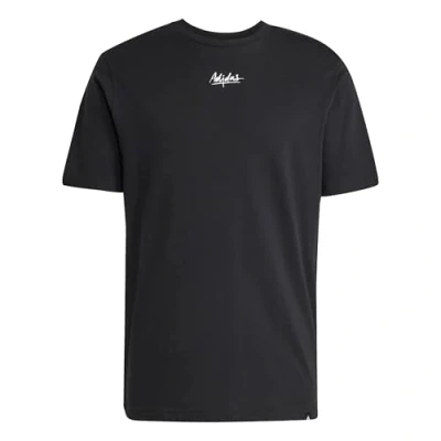 Image of adidas Men&#039;s Lounge Still Life Lemons Graphic T Shirt, Black, L