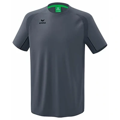 Image of Erima Men&#039;s League Star Training T Shirt, Slate Grey/Black, XXL