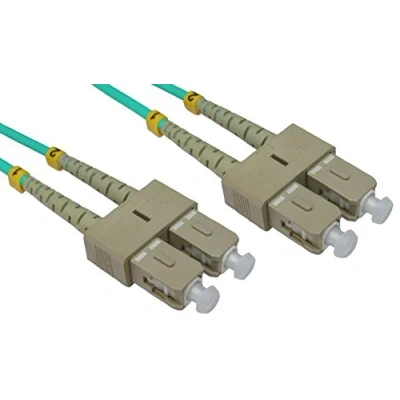 Image of PRO SIGNAL FB3M SCSC 020 2m SC Duplex OM3 50/125µm Multimode Fibre Optic Patch Lead