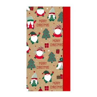 Image of Merry Christmas Gonk Tissue Gift Paper Pack of 8