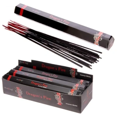 Image of Stamford Black Range Incense Sticks Box of 6 packs (90 sticks) Dragon&#039;s Fire