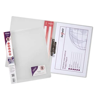 Image of Snopake A4 Clear Premium ClampBinder [Pack of 1] 100 Sheet Capacity [12772s]