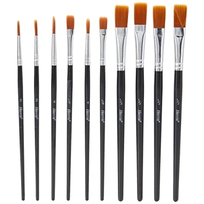 Image of SGOOD 10PACK Flat Artist Brushes