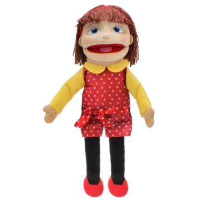 Image of The Puppet Company People Buddies Medium Girl (Light Skin Tone), PC002054, 60 centimeters