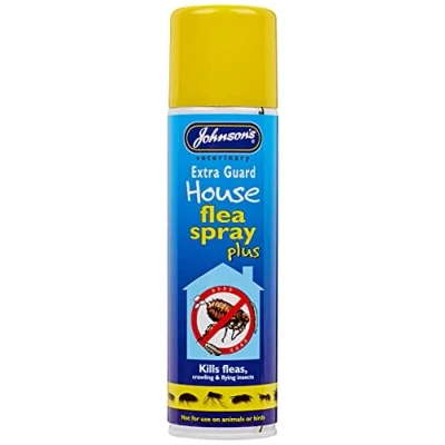 Image of Johnsons Extra guard Household Flea Spray Plus 250ml,WHITE