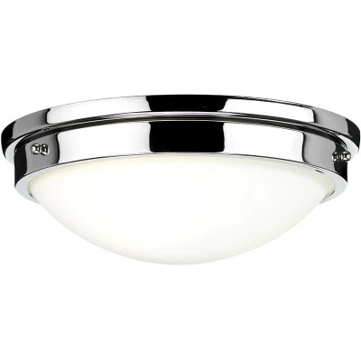 Image of Gravity Round Flush Light, Polished Chrome