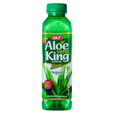 Image of OKF King Original Aloe Vera Drink, 500 ml, Pack of 20