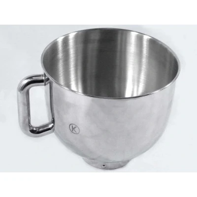Image of Kenwood K Mix Polished Stainless Steel Replacement Bowl with Handle (710652),