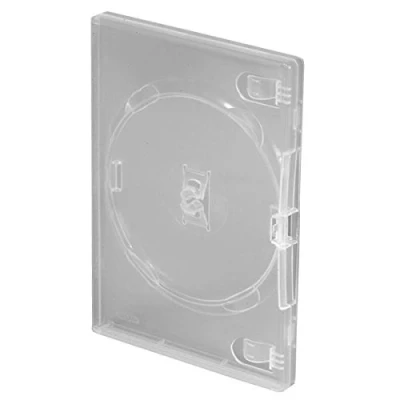 Image of Genuine Amaray Single DVD Clear Cases 14mm Spine Holds 1 disc Pack of 50