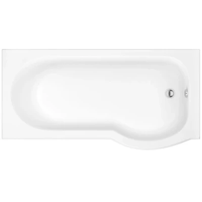 Image of Iflo Rennes Evo P Shaped Right Hand Shower Bath 1680 mm