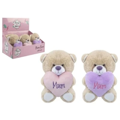 Image of Mum Bear With Heart 6&quot;