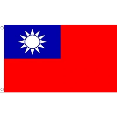 Image of 5ft x 3ft (150 90 cm) Taiwan Taiwanese 100% Polyester Material Flag Banner Ideal For Pub Club School Festival Business Party Decoration