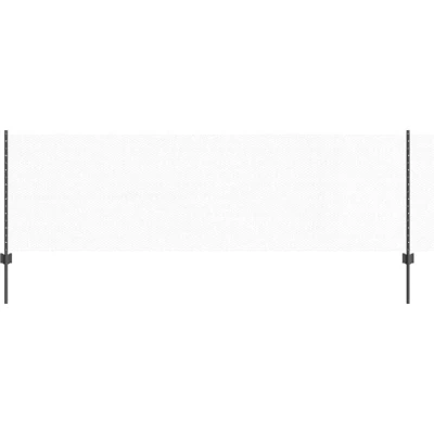 Image of vidaXL Fence Posts 11 pcs U Channel Grey 80 cm Steel