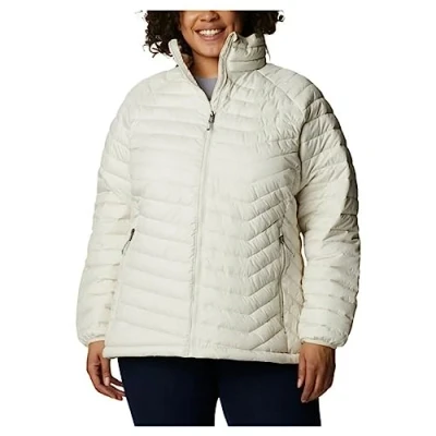 Image of Columbia Women&#039;s Powder Lite Jacket, Puffer Chalk, Size S