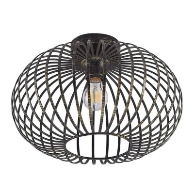 Image of Lindby ceiling light Rosalea, Ø 40 cm, brass, metal