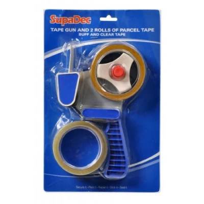 Image of Tape Gun &amp; 2 Rolls of Parcel