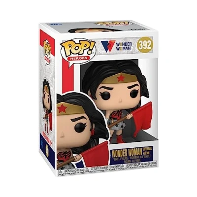 Image of Funko POP! Heroes: WW 80th Wonder Woman (Superman: RedSon) DC Comics Collectable Vinyl Figure Gift Idea Official Merchandise Toys for Kids &amp; Adults Comic Books Fans