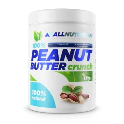 Image of ALLNUTRITION Peanut Cream Sugar Free Butter Crunchy 100% Roasted Peanuts Vegan Spread Low Calorie Sweets Healthy Snack 1000g