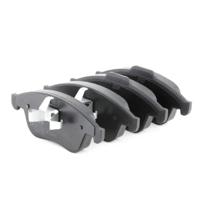 Image of BP1324, E990R02A10802595 Brake pad set BOSCH 0 986 494 401 Low Metallic with mounting manual, anti squeak plate, piston clip