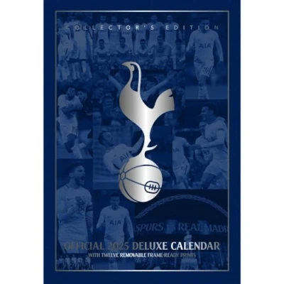 Image of 2025 Calendar Tottenham Hotspur FC Month to View A3 Football Deluxe Official Product