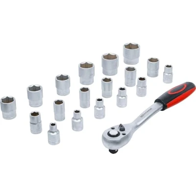 Image of BGS Diy 15110 Socket Set 12.5 mm (1/2&quot;) Drive 8 32 19 pcs.