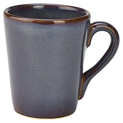 Image of Genware NEV MUG BL32 Terra Stoneware, Rustic Mug, 32 cl/11.25 oz., Blue (Pack of 12)
