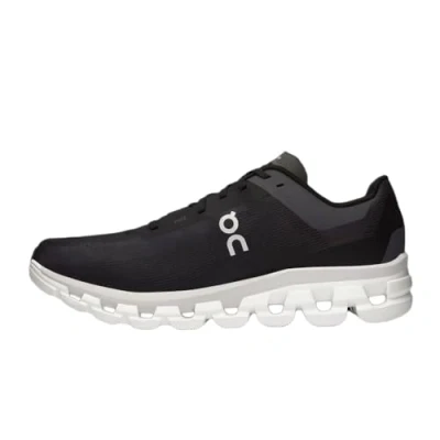 Image of On Cloudflow 4 Men&#039;s Running Shoes Size 9 Black Lightweight Performance Footwear