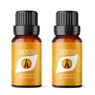 Image of Aroma Energy Neroli Dilute Essential Oil 20ml (2 x 10ml Bottles) 100% Pure &amp; Natural