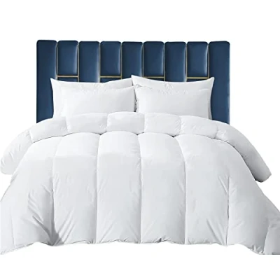 Image of Sunshine Comfoerts Microfiber 15 Tog Double Duvet Warm &amp; Cosy Winter Quilt, Heavyweight Coverless Quilt Double, Anti Allergy Tog, Hypoallergenic Ideal for Cold Nights 200x200cm